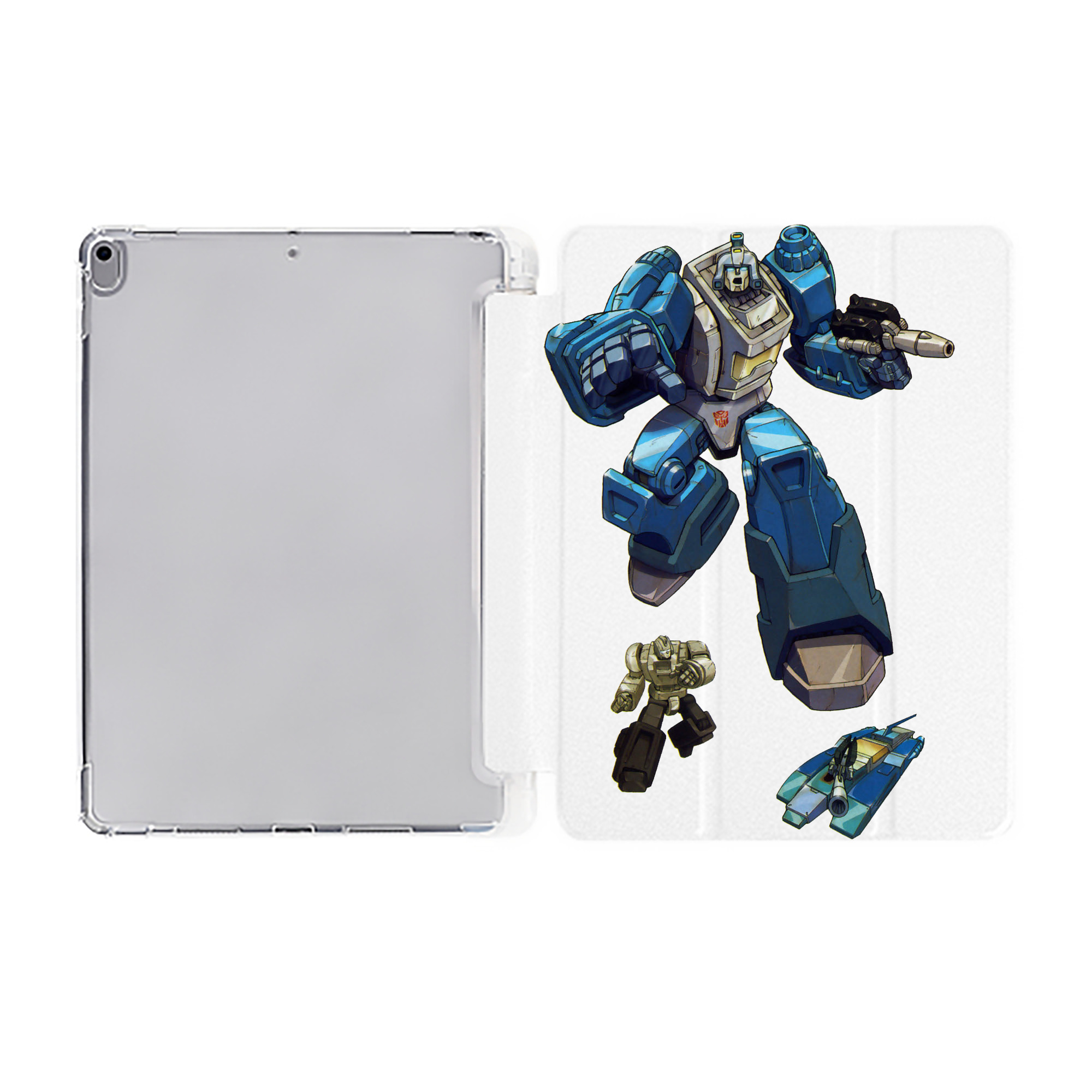 （画像用）  IPad ケース ペン収納付き 三つ折りスタンド PUレザー×シリコン 対応機種9.5/10.5/10.9インチ